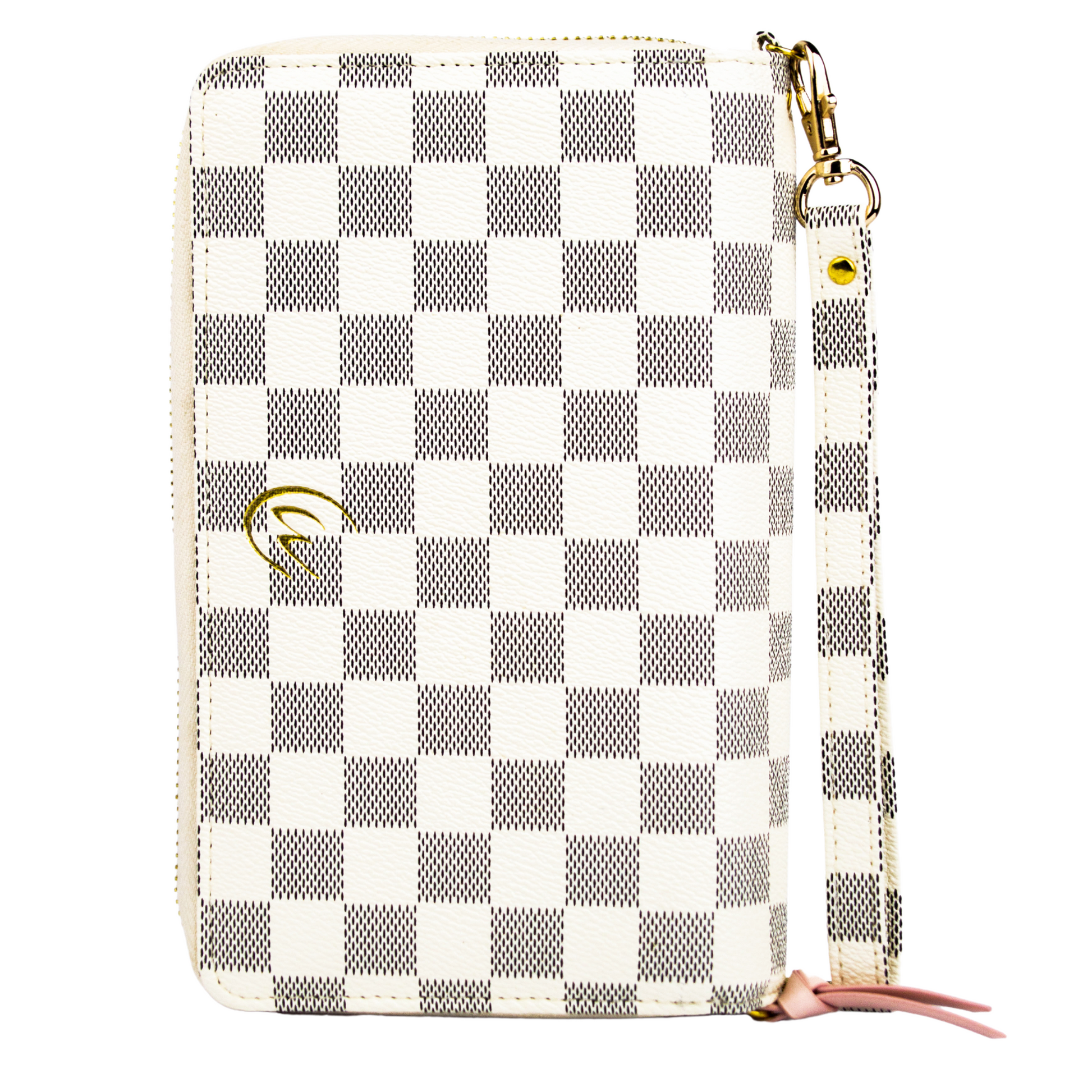 Lv Checkered Wallet Black  Natural Resource Department